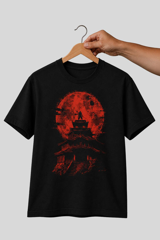 Blood Moon Shinobi Japanese Ninja T-Shirt