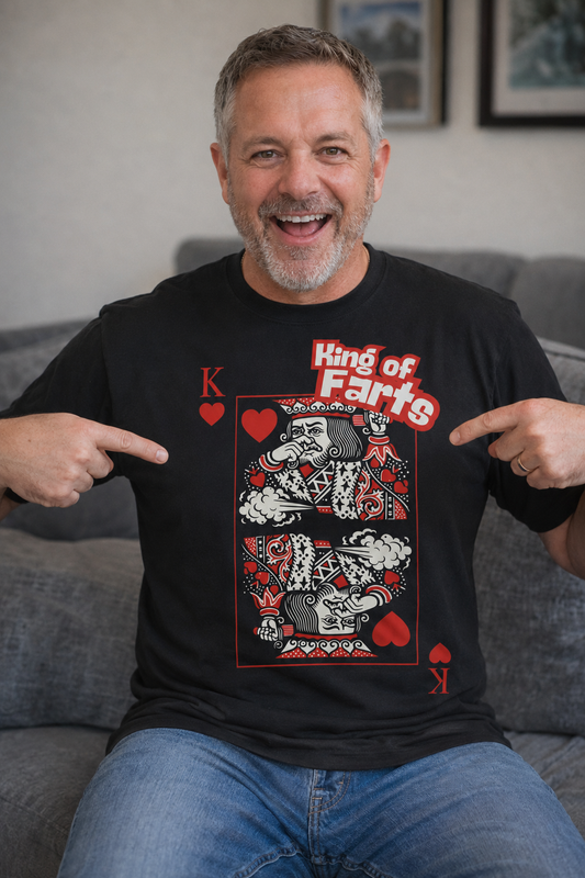 King of Farts Funny Father’s Day T-Shirt