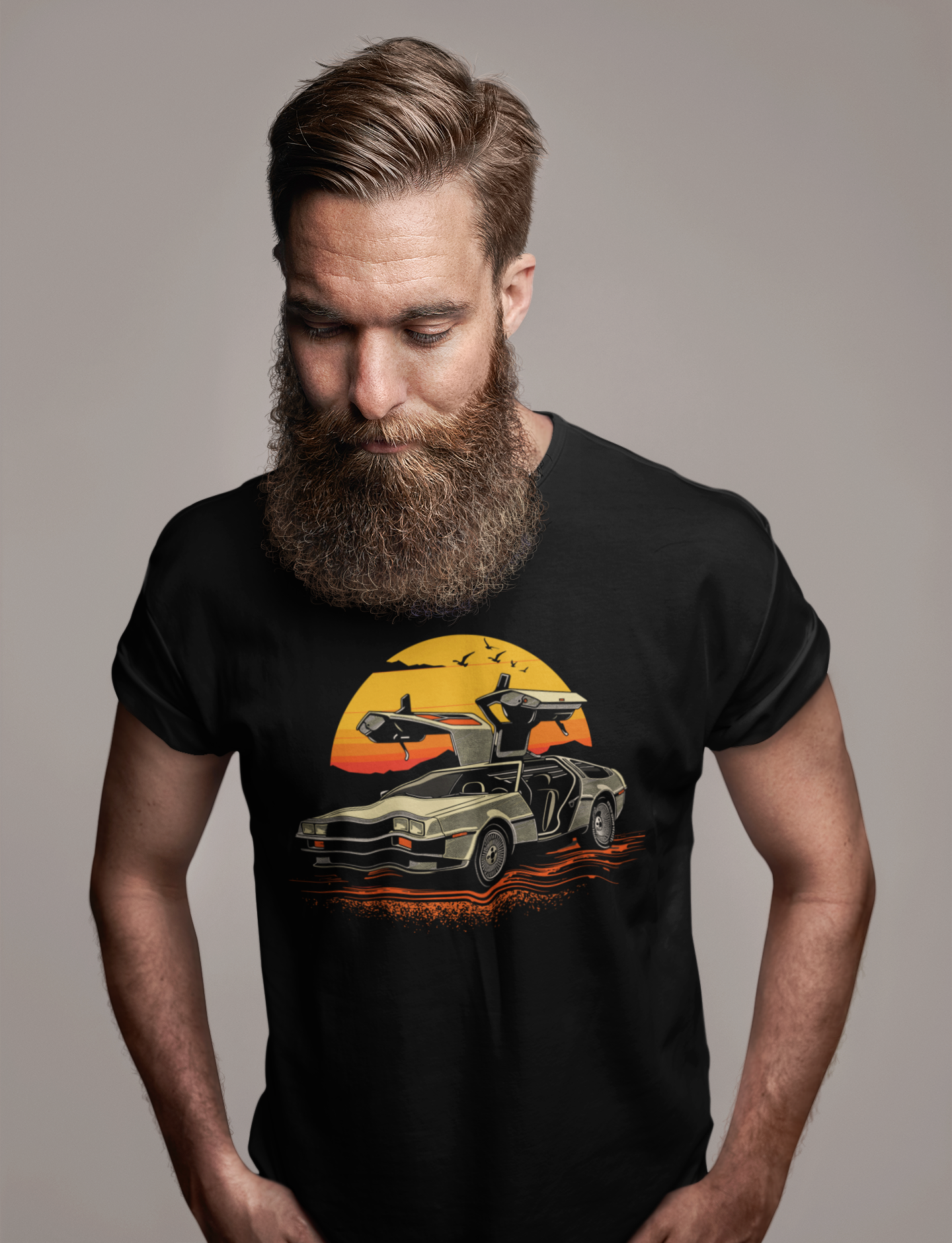 Classic 1981 Stainless Steel Sports Car Tee – Keep It Classic Gullwing Style, Car Enthusiast T-shirt, Antique Car, Men's Tee