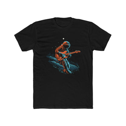 Astronaut playing Guitar T-shirt, Music Rock Science Space, Men's Tee
