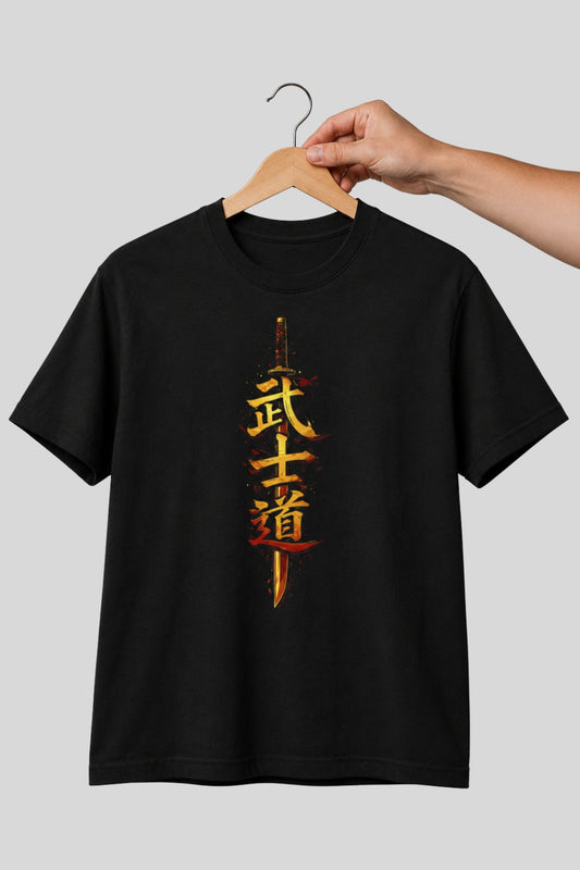 Katana Bushido Kanji Japanese T-shirt