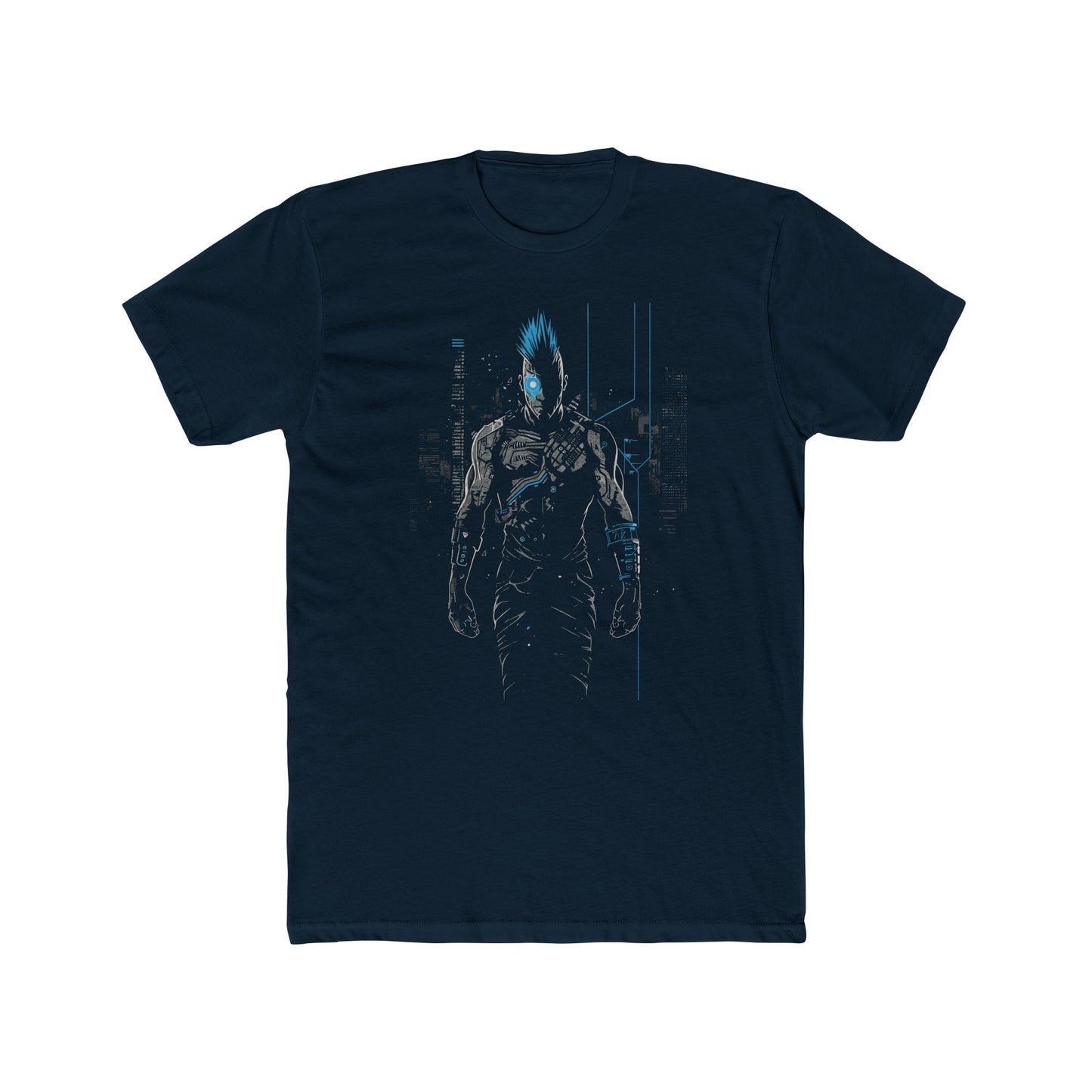 Cyberpunk Cyborg Warrior, Futuristic Sci-Fi T-shirt