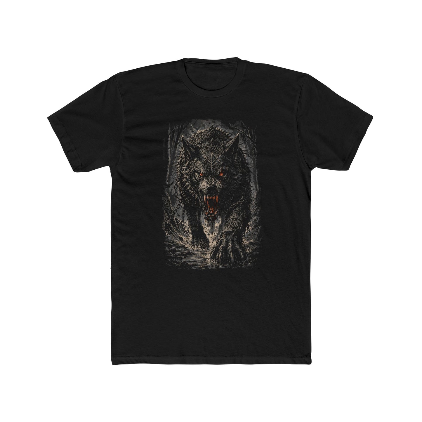 Fenrir, the Monstrous Wolf Norse Mythology T-Shirt