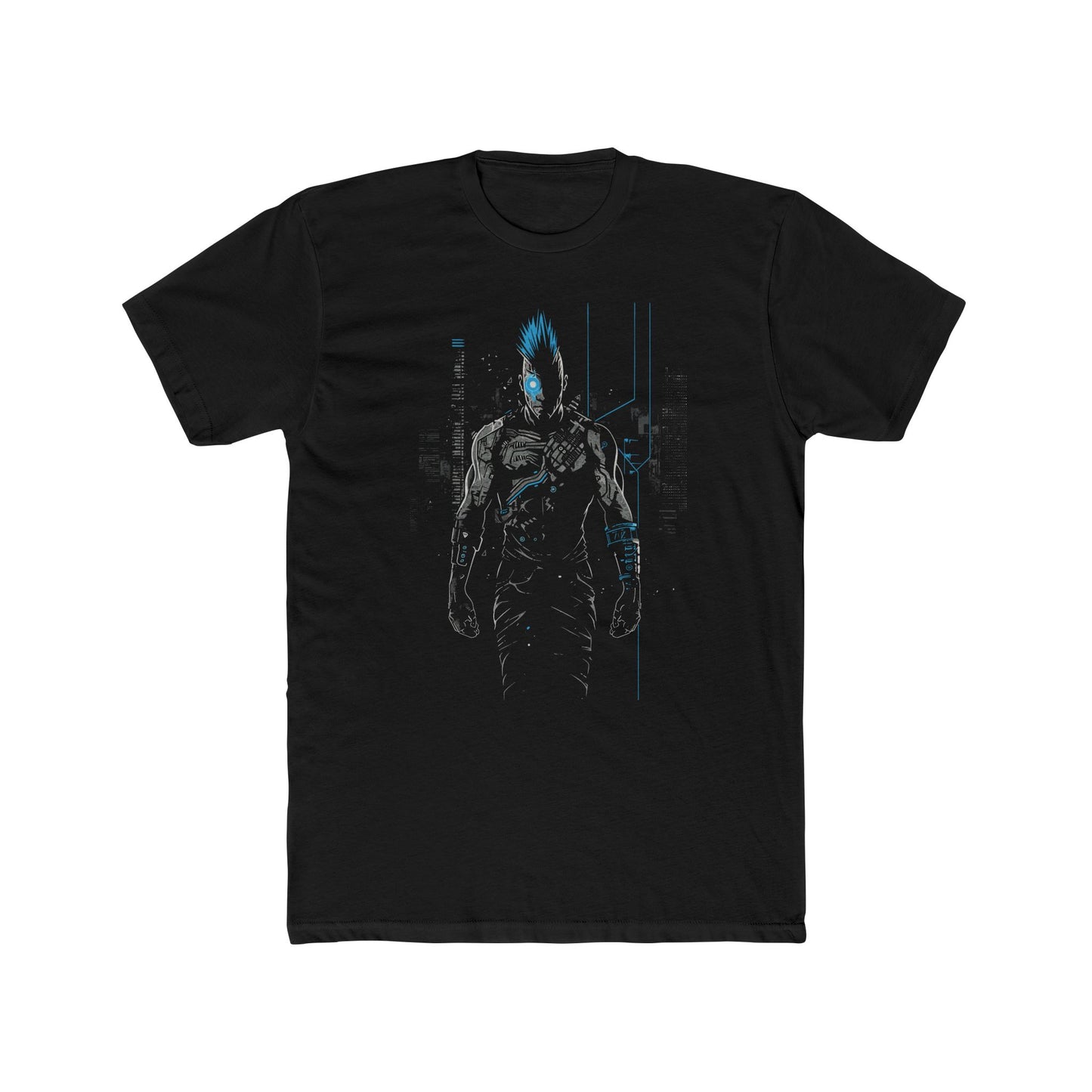 Cyberpunk Cyborg Warrior, Futuristic Sci-Fi T-shirt