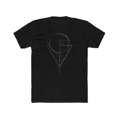 Fibonacci Golden Ratio Geometry T-Shirt, Science, STEM Student, Mathematics, Sacred Geometry Spiral Men's Tee