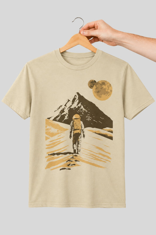 Astronaut Walking in Mars Space Exploration T-shirt