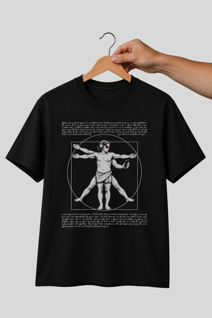 Vitruvian Modern Dad Renaissance Art T-Shirt