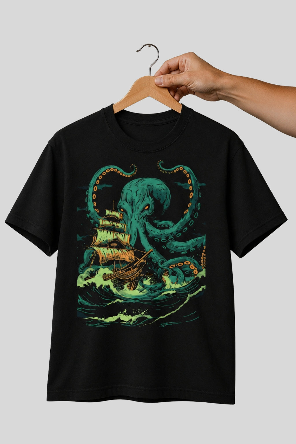 Leviathan Kraken Deep Sea Monster T-Shirt