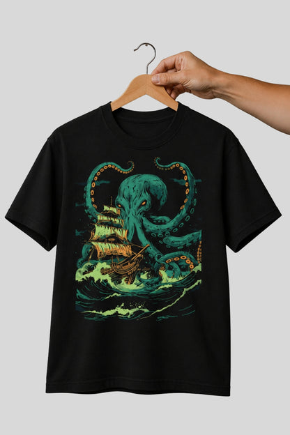 Leviathan Kraken Deep Sea Monster T-Shirt