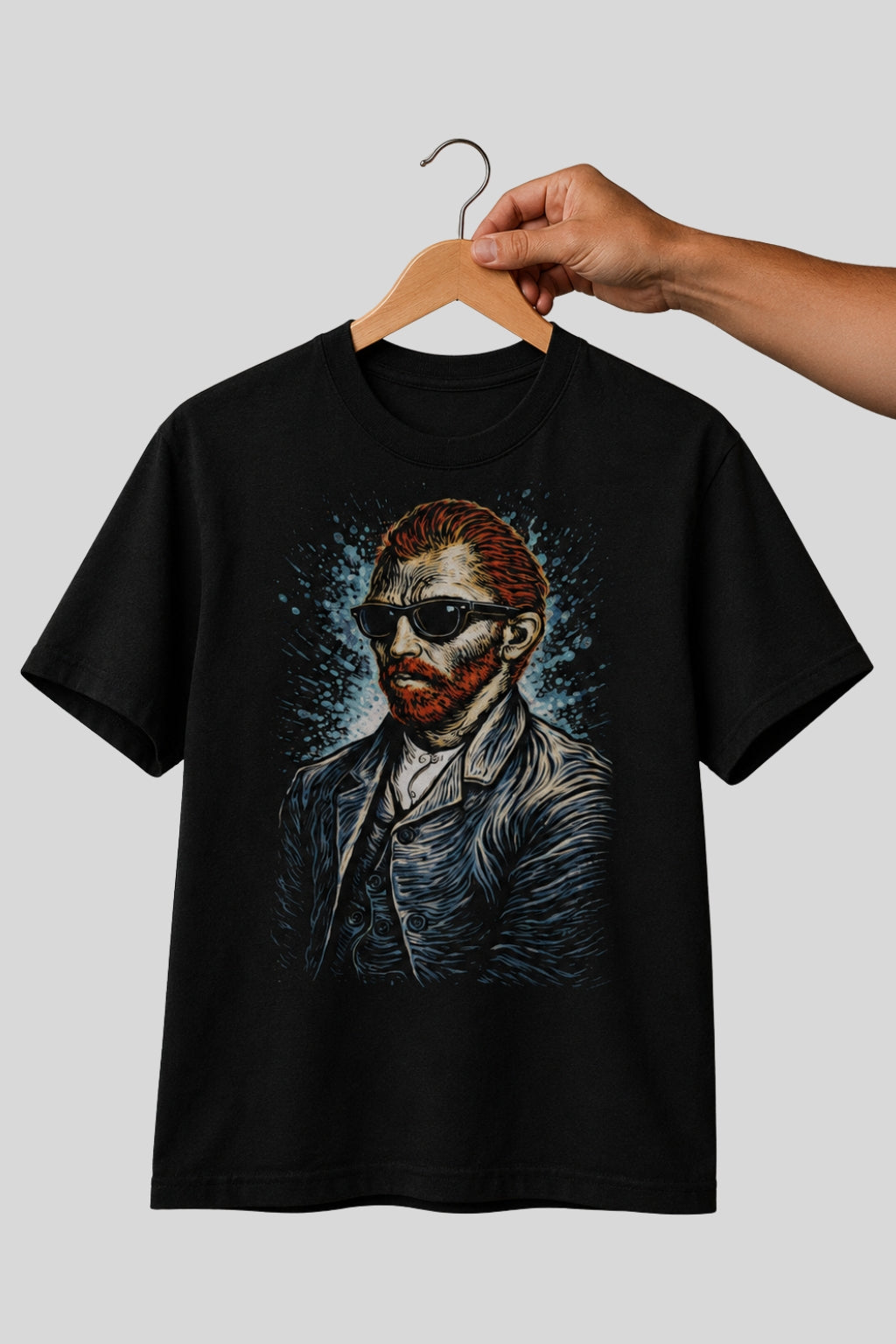 Cool Van Gogh in Sunglasses Classic Art T-Shirt