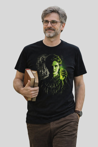 Marie Curie The Glow of Discovery Radioactivity T-shirt