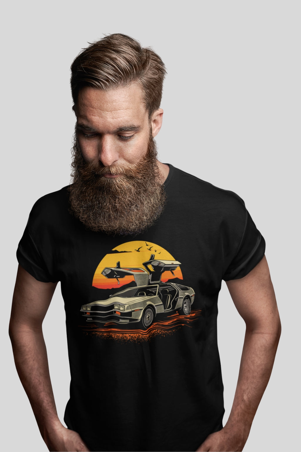 Classic 1981 Stainless Steel Sports Car Vintage T-shirt
