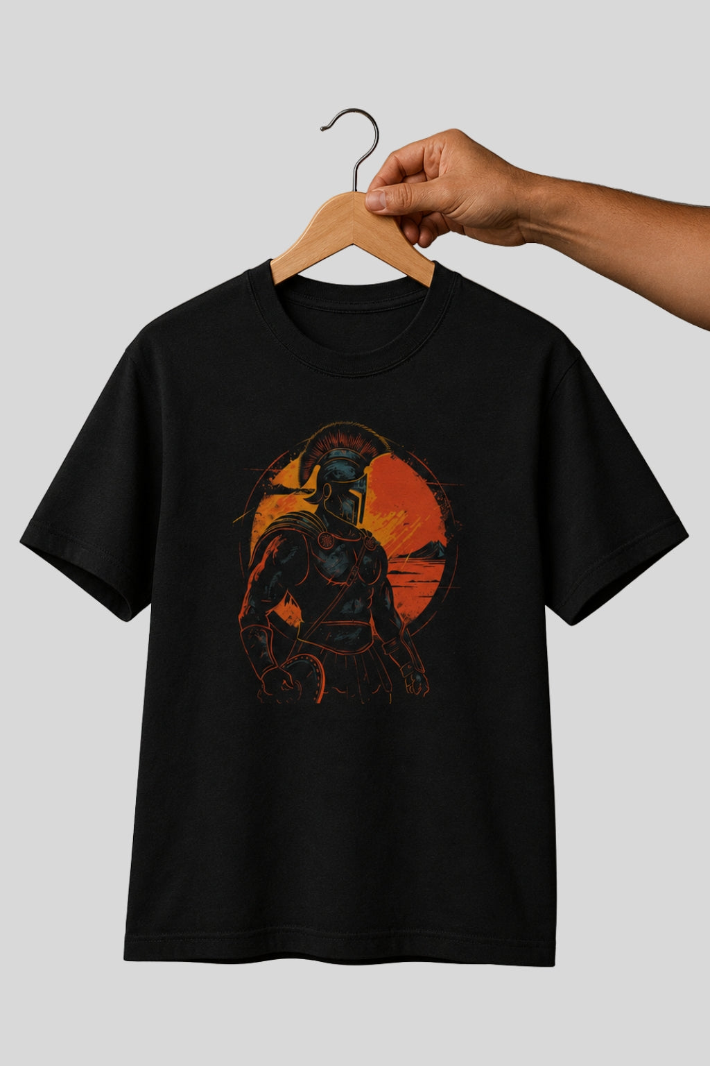 Spartan Warrior Ancient Greek Soldier T-Shirt