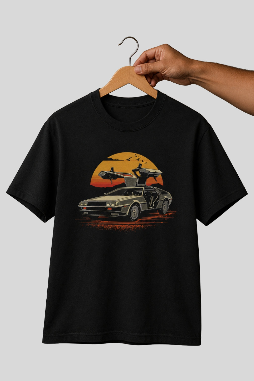 Classic 1981 Stainless Steel Sports Car Vintage T-shirt
