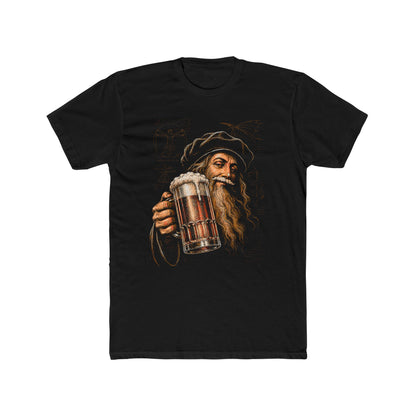 Leonardo da Vinci with a Beer, Renaissance T-Shirt