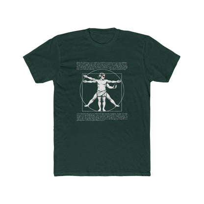 Vitruvian Modern Dad Renaissance Art T-Shirt