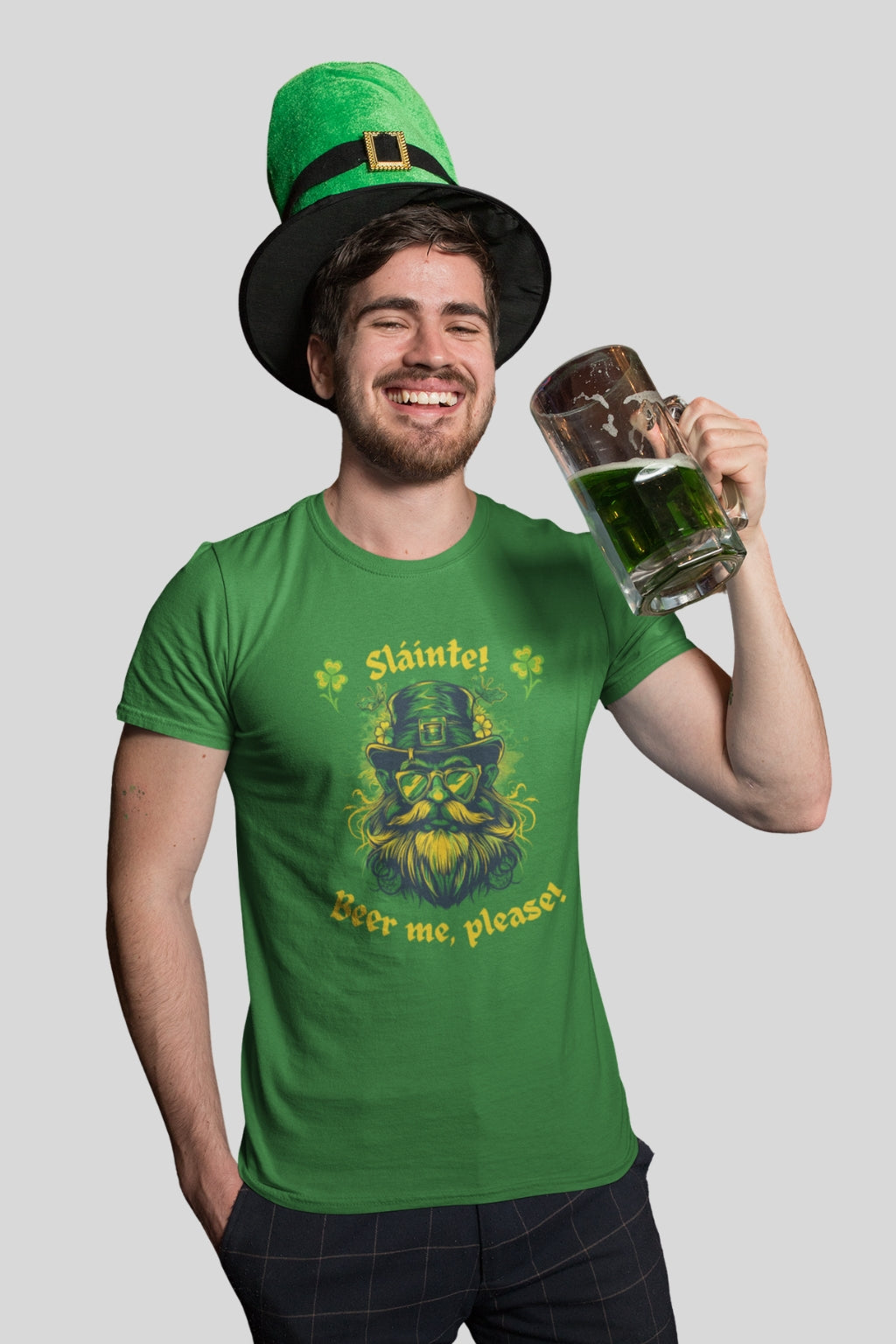 St Patricks Day Leprechaun Irish T-Shirt 1
