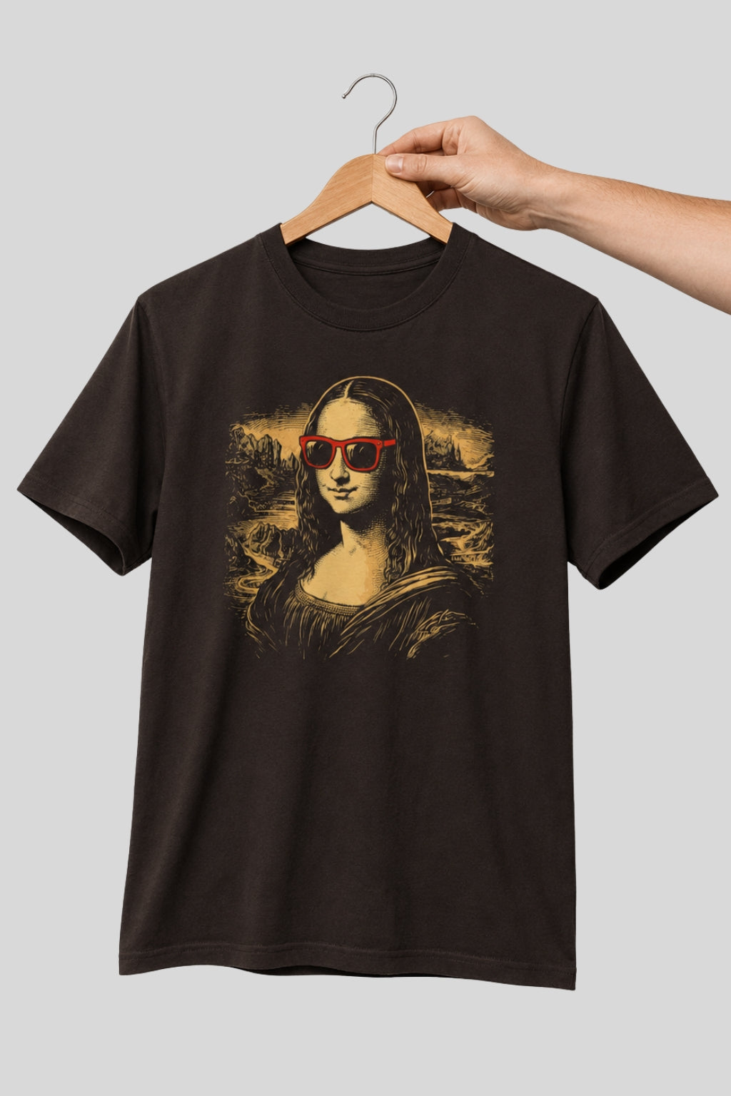 Cool Mona Lisa Renaissance Art T-Shirt