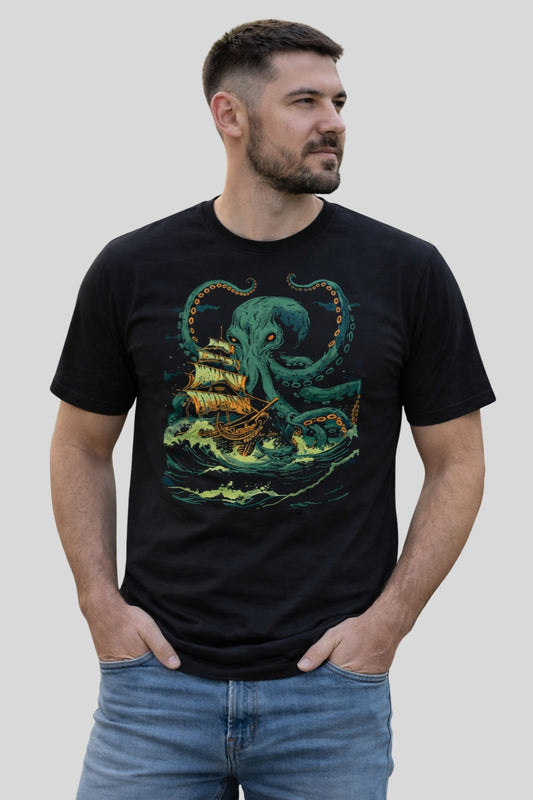 Leviathan Kraken Deep Sea Monster T-Shirt