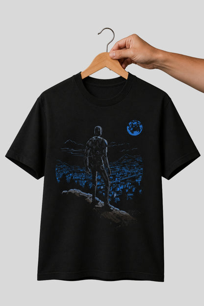 AI Robot Observing the Human City T-shirt