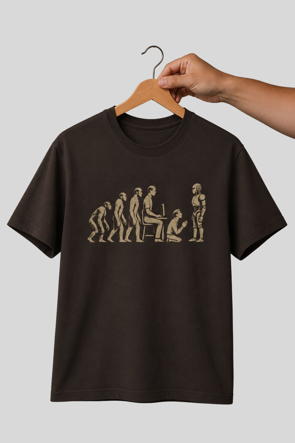 Evolution & Decay of Man, Robots Conspiracy T-shirt