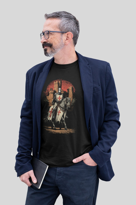 The Knight Templar Crusader Medieval T-shirt
