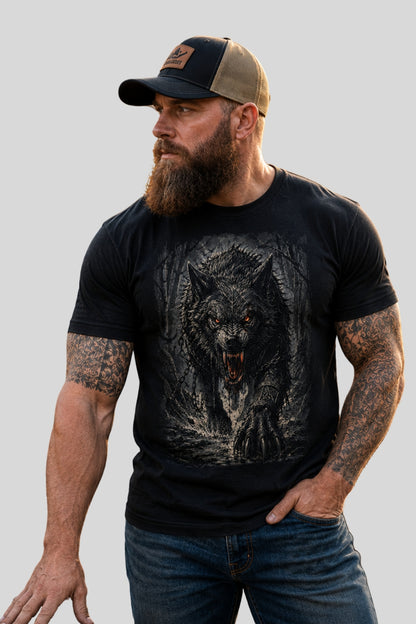 Fenrir, the Monstrous Wolf Norse Mythology T-Shirt