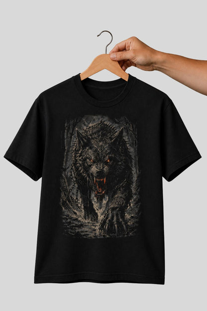 Fenrir, the Monstrous Wolf Norse Mythology T-Shirt