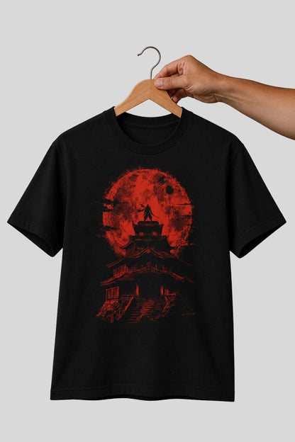 Blood Moon Shinobi Japanese Ninja T-Shirt