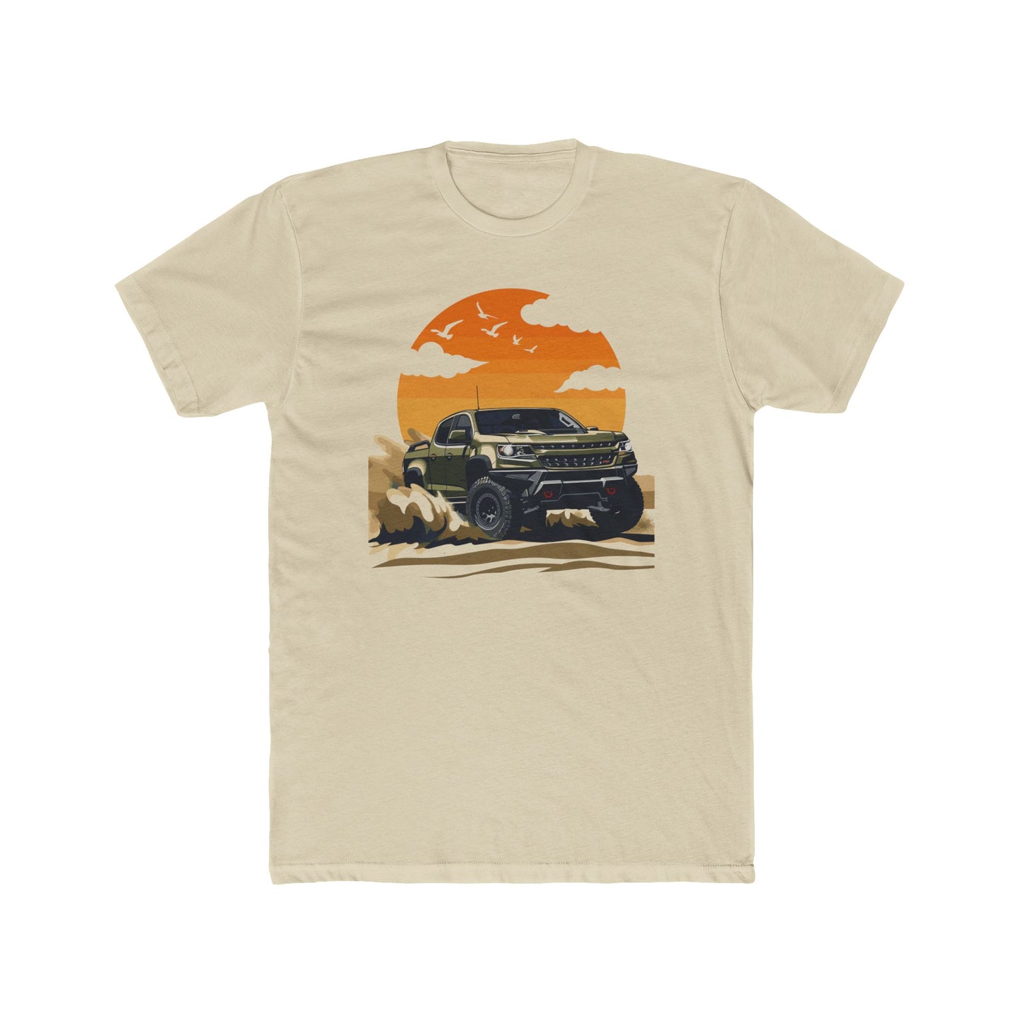 Off-Road Desert Truck T-Shirt – Dune Rider Adventure Graphic Tee, 4x4 Overland Pickup Art, Truck Enthusiasts Men's Tee