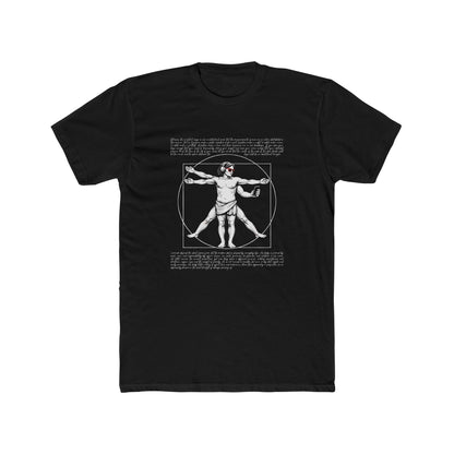 Vitruvian Modern Dad Renaissance Art T-Shirt