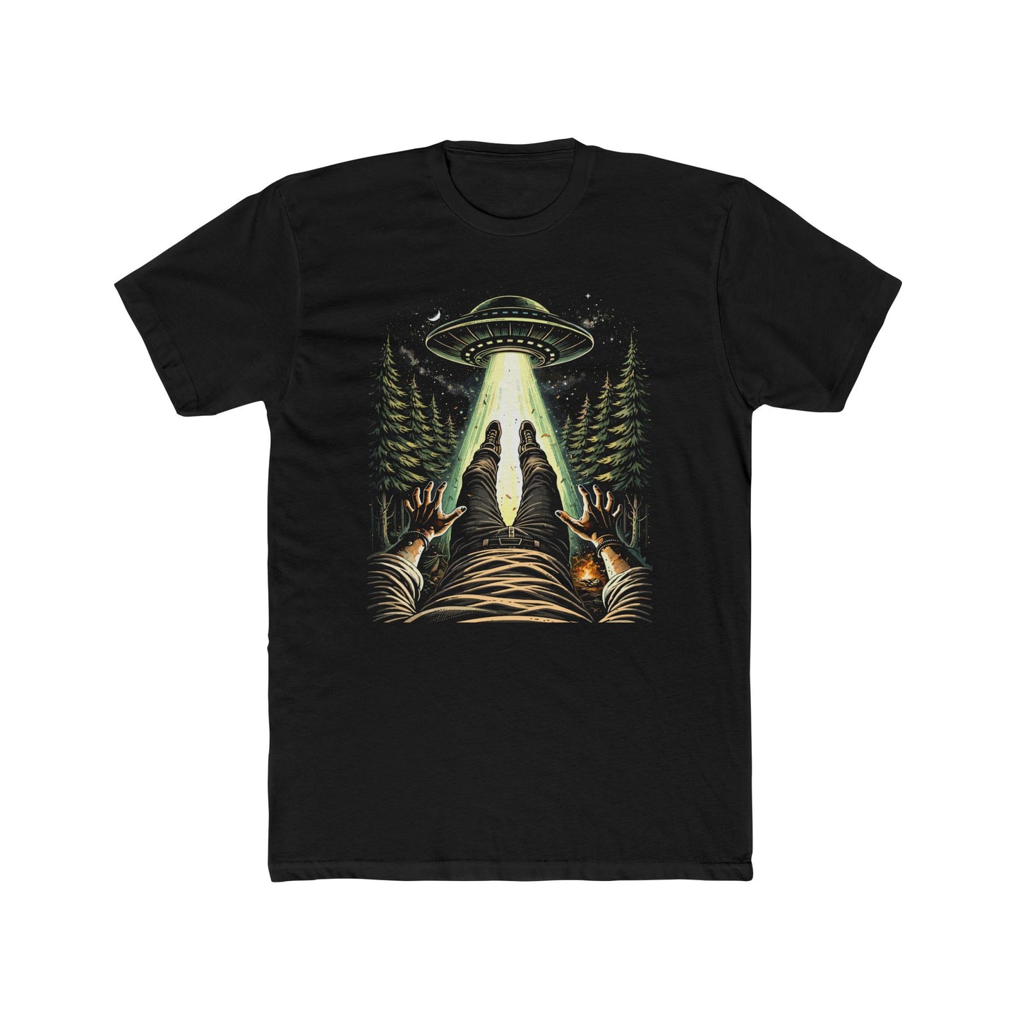 Alien Abduction POV at Camping T-shirt