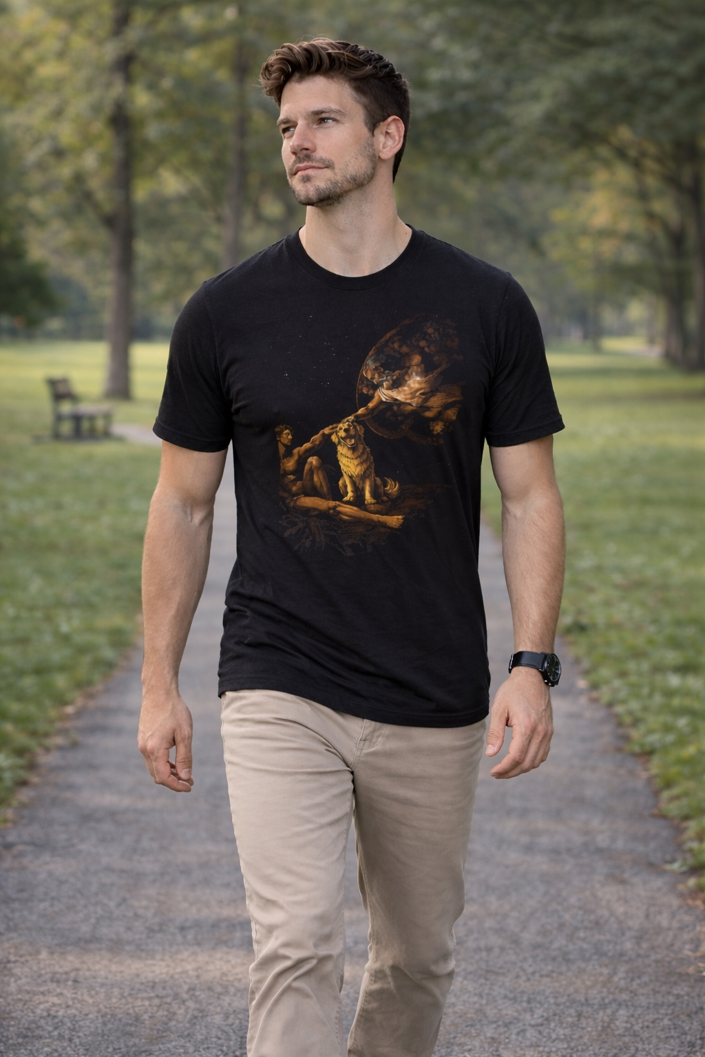 The Creation of Good Boy Renaissance Art T-Shirt
