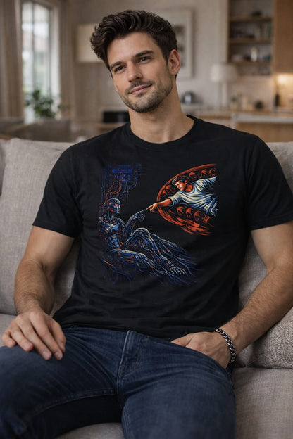 The Creation of AI Renaissance Art T-Shirt