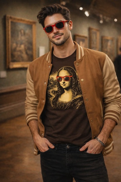 Cool Mona Lisa Renaissance Art T-Shirt