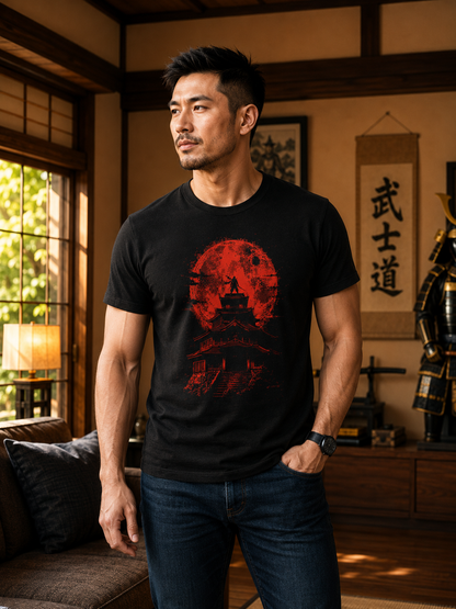 Blood Moon Shinobi Japanese Ninja T-Shirt