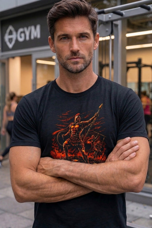 Spartan Warrior Ancient Greek Soldier T-Shirt 2