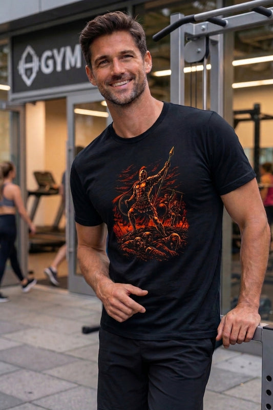 Spartan Warrior Ancient Greek Soldier T-Shirt 2