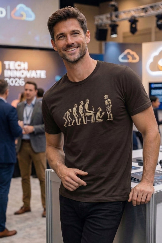 Evolution & Decay of Man, Robots Conspiracy T-shirt