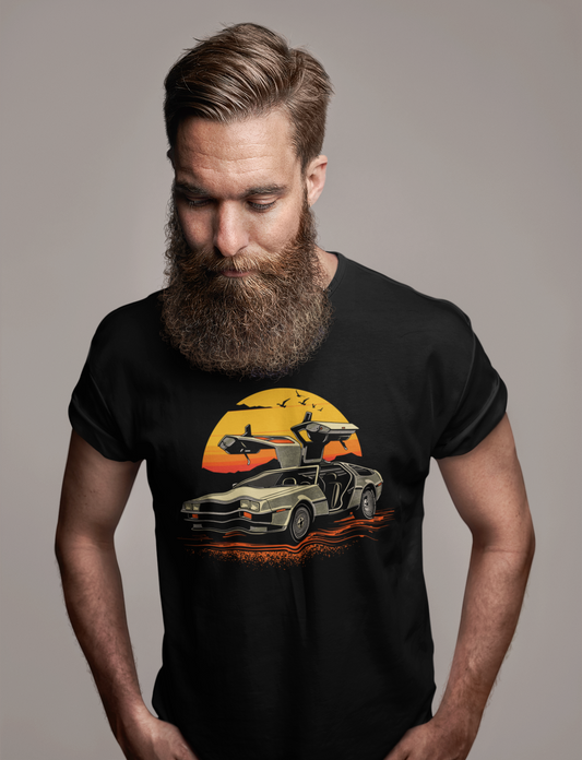Classic 1981 Stainless Steel Sports Car Tee – Keep It Classic Gullwing Style, Car Enthusiast T-shirt, Antique Car, Men's Tee